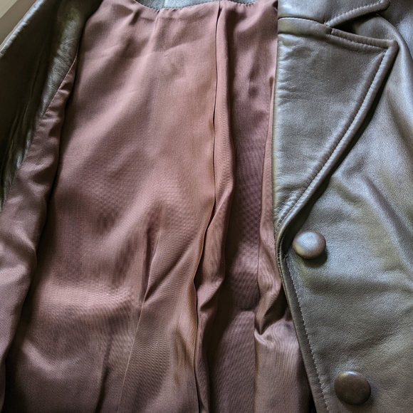 Leather Car Coat - Picture 6 of 11